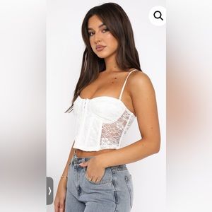 Whitefox Lace Bustier
